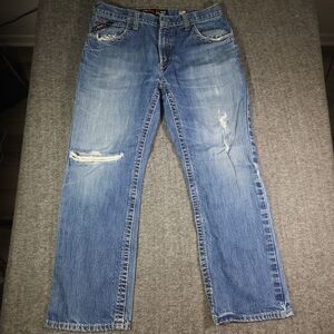 Ariat FR Jeans M5 Slim Straight Basic Work Jean 32X28 USA Fabric CAT 2